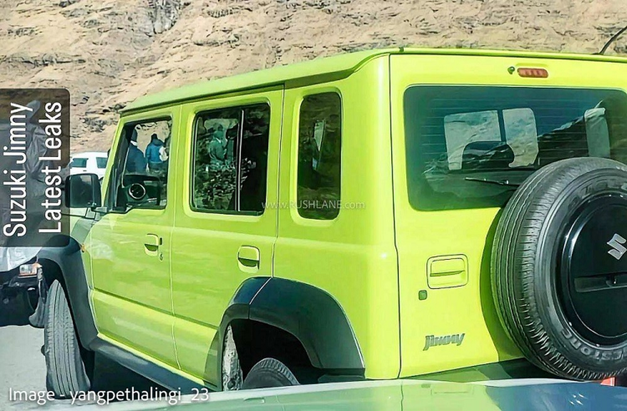 Suzuki Jimny 2023 phiên bản 5 cửa lộ diện “trần trụi”, chờ ra mắt - Hình 2 Suzuki Jimny 2023 phien ban 5 cua lo dien “tran trui”, cho ra mat-Hinh-2