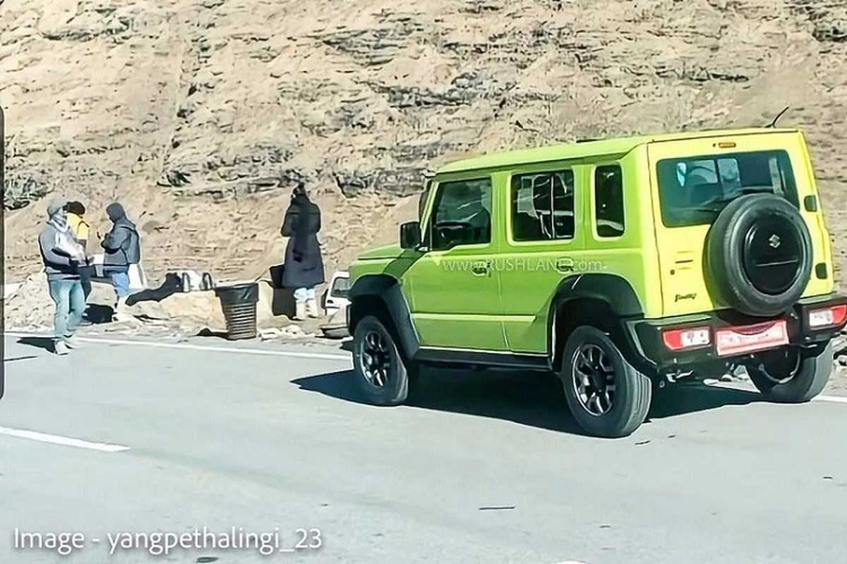 Suzuki Jimny 2023 phiên bản 5 cửa lộ diện “trần trụi”, chờ ra mắt Suzuki Jimny 2023 phien ban 5 cua lo dien “tran trui”, cho ra mat