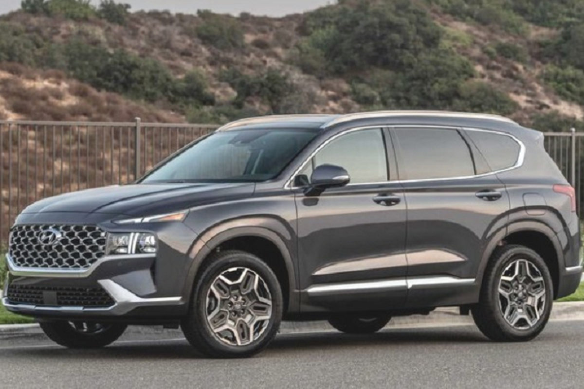 Hyundai SantaFe Hybrid lắp ráp Việt Nam lộ thông số. "đấu" Kia Sorento - Hình 3 Hyundai SantaFe Hybrid lap rap Viet Nam lo thong so.