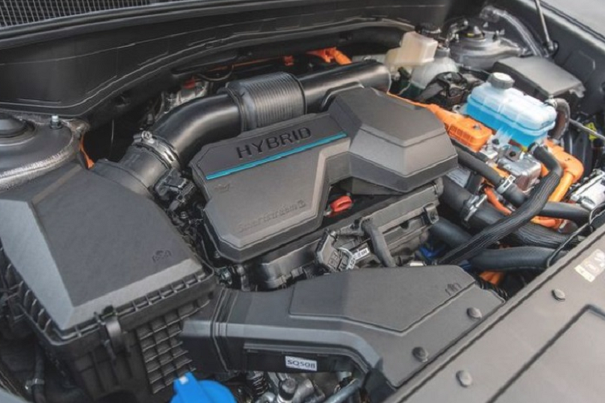 Hyundai SantaFe Hybrid lắp ráp Việt Nam lộ thông số. "đấu" Kia Sorento - Hình 5 Hyundai SantaFe Hybrid lap rap Viet Nam lo thong so.