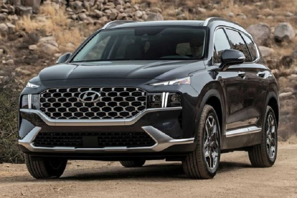 Hyundai SantaFe Hybrid lắp ráp Việt Nam lộ thông số. "đấu" Kia Sorento Hyundai SantaFe Hybrid lap rap Viet Nam lo thong so.