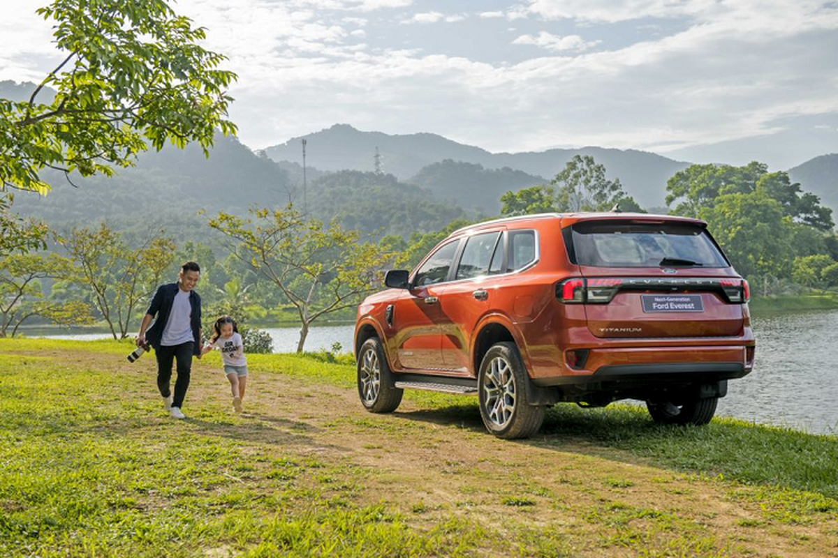 Cận cảnh Ford Everest Titanium 4x2 2023 gần 1,3 tỷ tại Việt Nam - Hình 6 Can canh Ford Everest Titanium 4x2 2023 gan 1,3 ty tai Viet Nam-Hinh-6