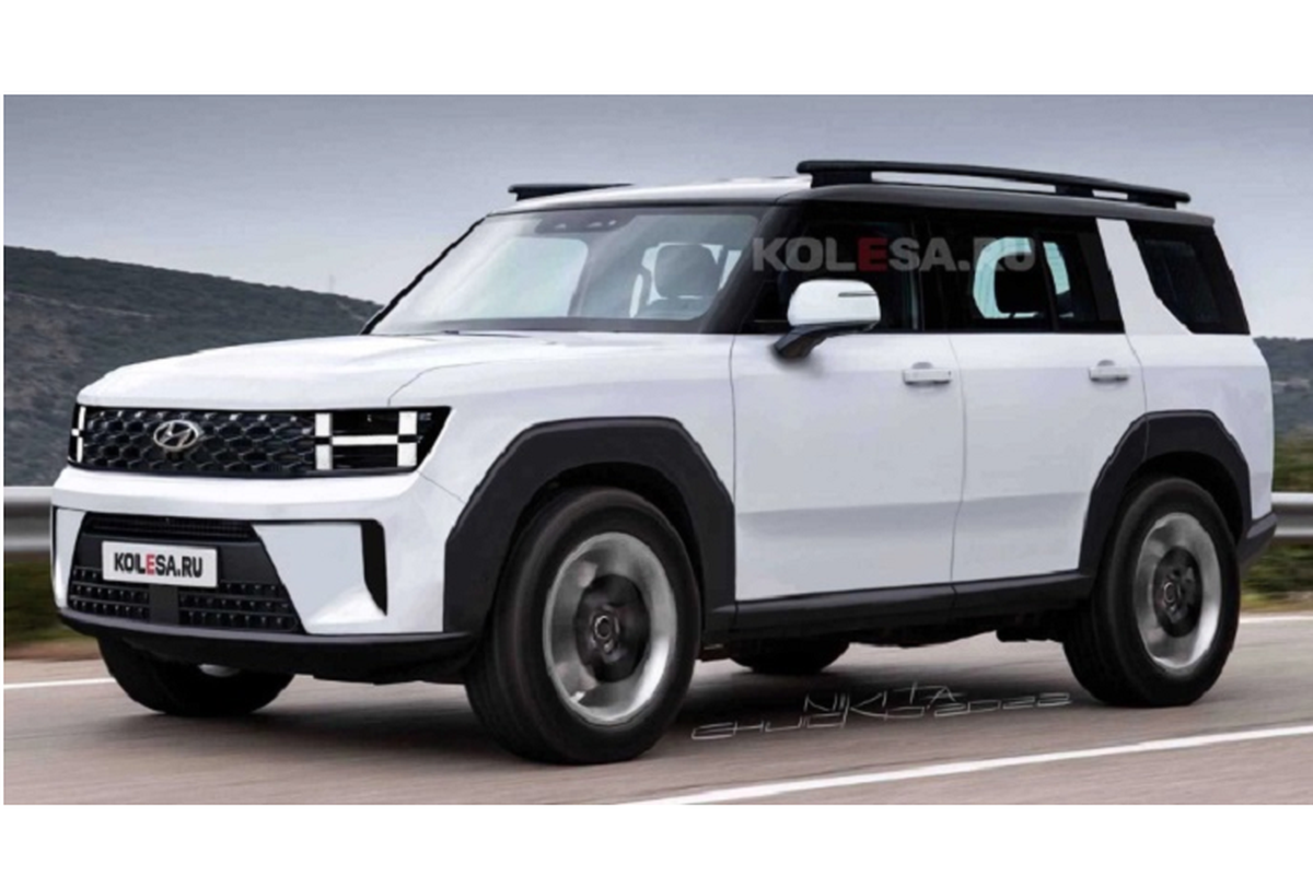 Hyundai SantaFe 2024 lộ diện, đuôi xe vuông và góc cạnh như G-Class - Hình 8 Hyundai SantaFe 2024 lo dien, duoi xe vuong va goc canh nhu G-Class-Hinh-8