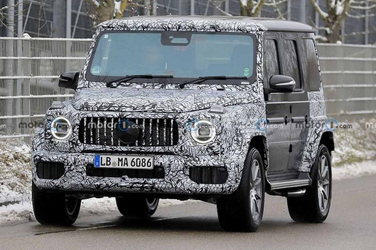 Mercedes-Benz G-Class 2023 lộ diện, hé lộ nội thất nâng cấp “khủng“ - Hình 2 Mercedes-Benz G-Class 2023 lo dien, he lo noi that nang cap “khung“-Hinh-2