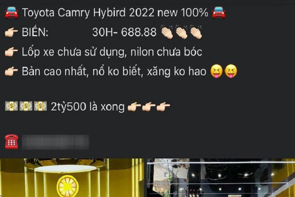 Toyota Camry 2022 biển “lộc phát” Hà thành giảm hơn 500 triệu tìm khách - Hình 2 Toyota Camry 2022 bien “loc phat” Ha thanh giam hon 500 trieu tim khach-Hinh-2