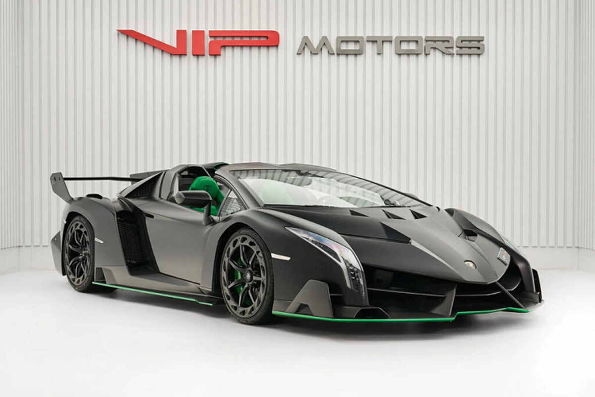 Lamborghini Veneno Roadster được rao bán, giá quy đổi 225 tỷ đồng - Hình 6 Lamborghini Veneno Roadster duoc rao ban, gia quy doi 225 ty dong-Hinh-6
