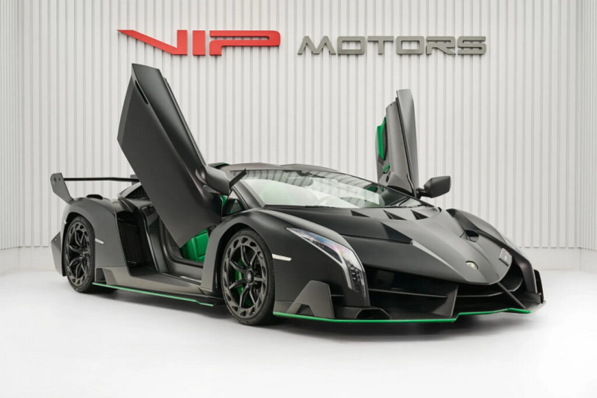 Lamborghini Veneno Roadster được rao bán, giá quy đổi 225 tỷ đồng Lamborghini Veneno Roadster duoc rao ban, gia quy doi 225 ty dong