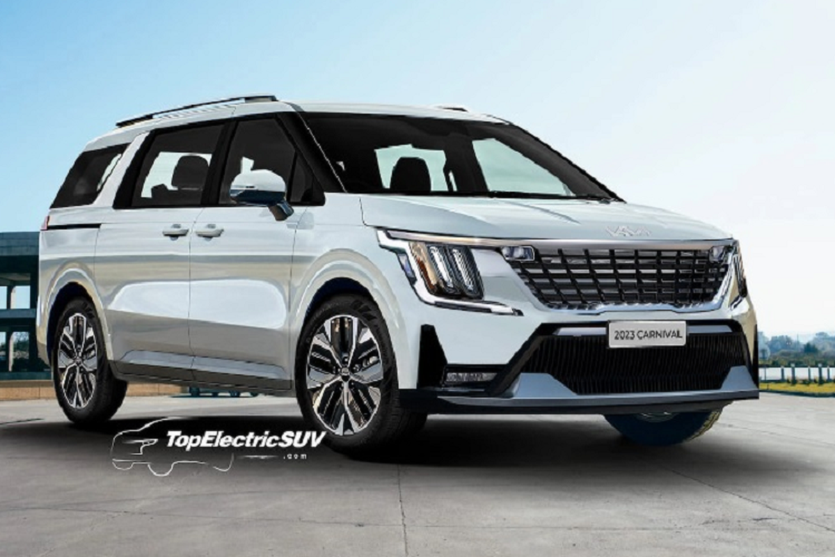 Kia Carnival 2024 dần lộ diện, MPV cỡ lớn lấy cảm hứng từ Kia EV9 Kia Carnival 2024 dan lo dien, MPV co lon lay cam hung tu Kia EV9