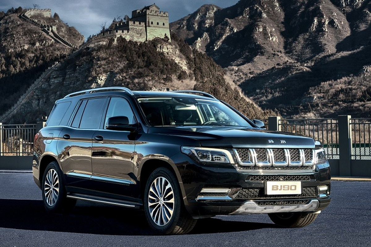 BAIC BJ90 2023 - xe SUV Tàu dùng khung gầm Đức đã bớt “ngáo giá“ - Hình 2 BAIC BJ90 2023 - xe SUV Tau dung khung gam Duc da bot “ngao gia“-Hinh-2
