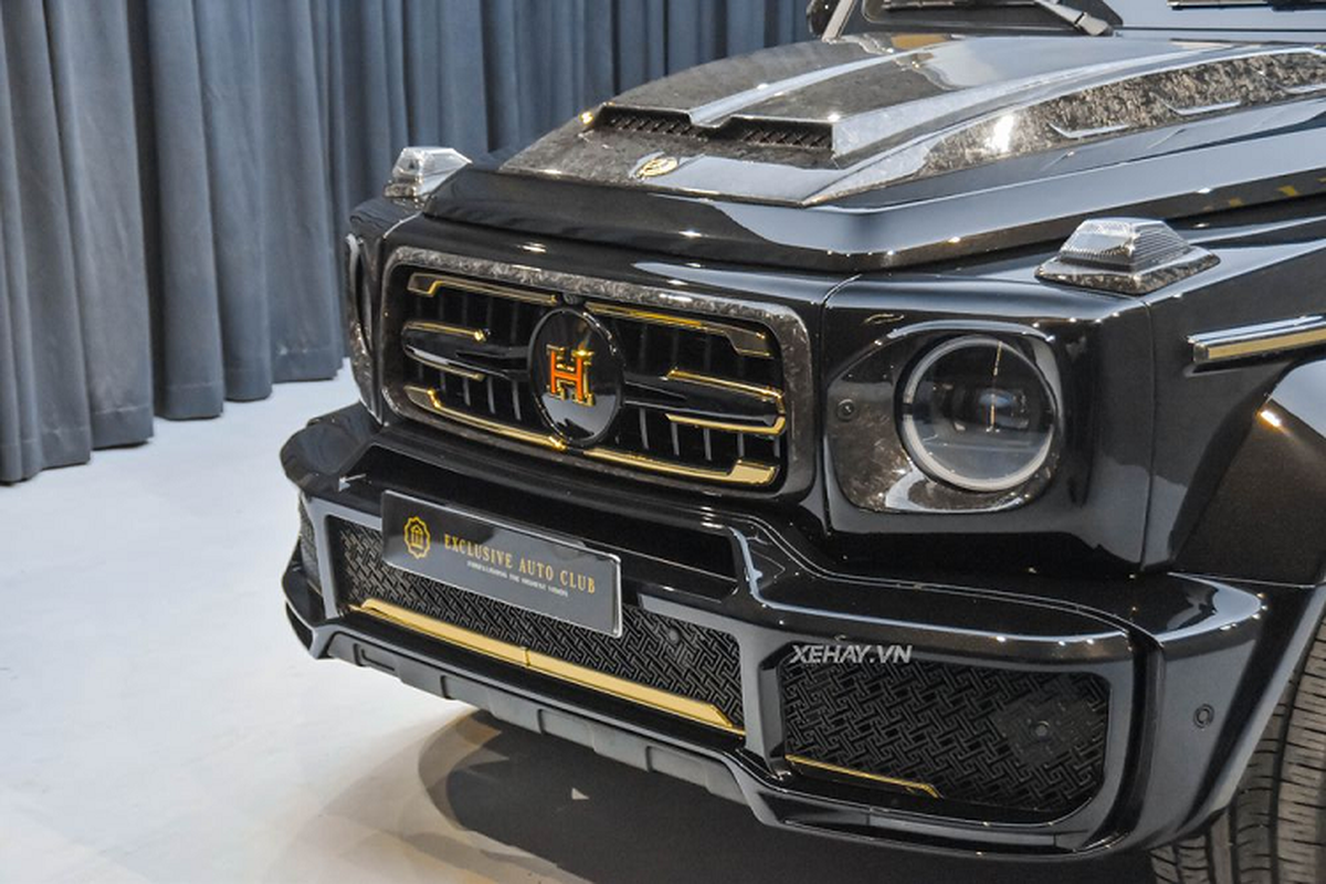 Dân chơi Việt Nam dát 12 lượng vàng 24K lên Mercedes-AMG G63 - Hình 3 Dan choi Viet Nam dat 12 luong vang 24K len Mercedes-AMG G63-Hinh-3