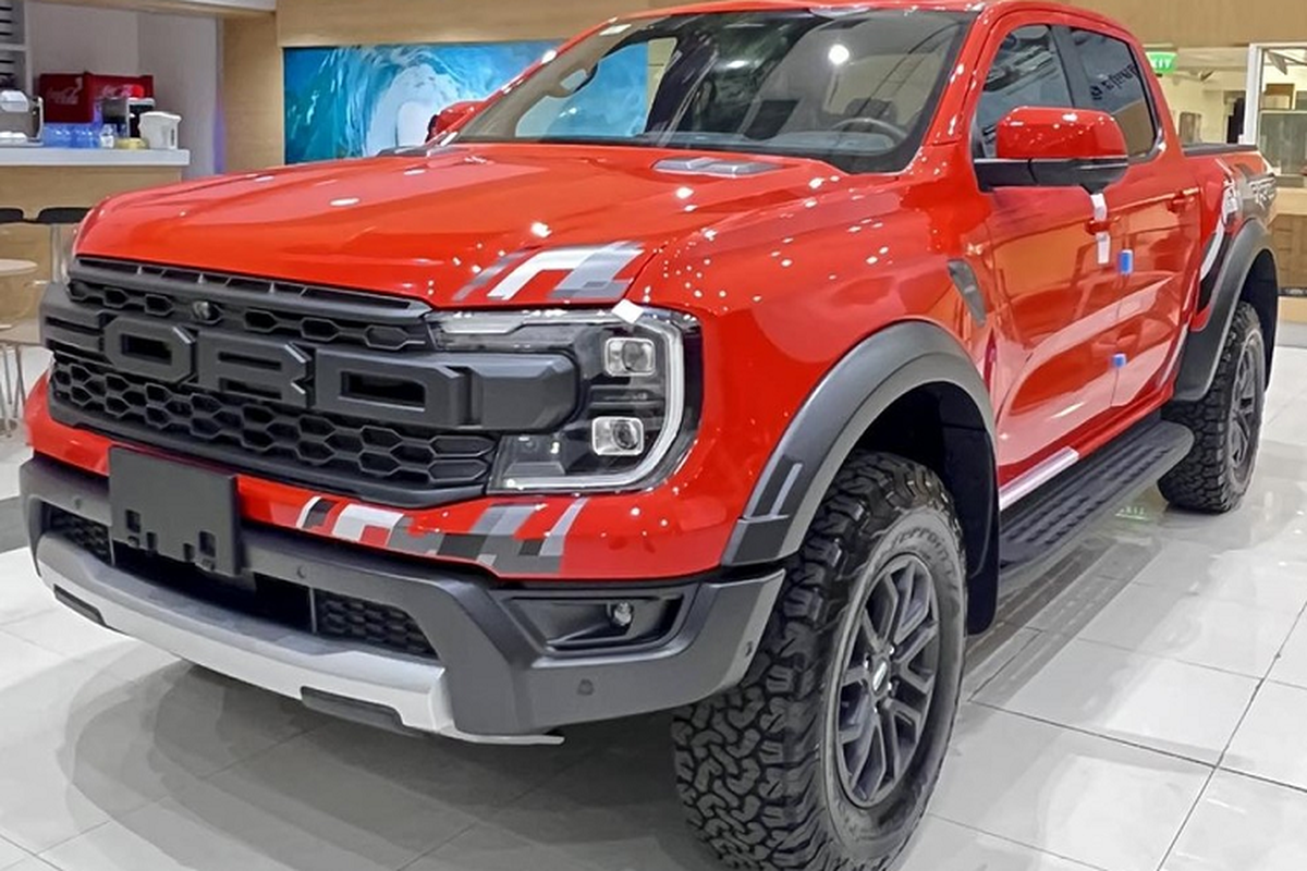 Ford Ranger Raptor 2023 livery 1.3 companies in Vietnam, delivery vehicles II-Hinh-4