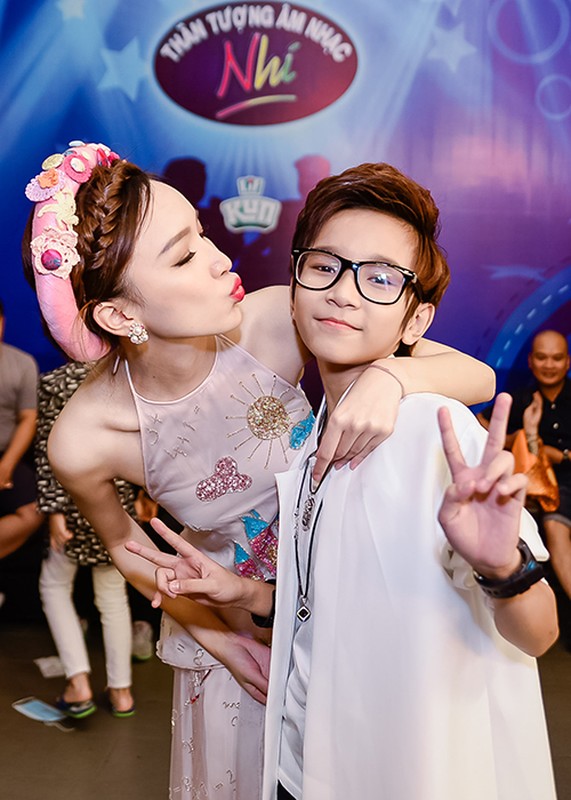 Thao My nhi nhanh o hau truong Vietnam Idol Kids-Hinh-9