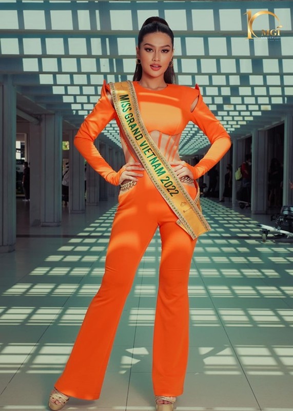 Doan Thien An hoi ngo thi sinh Miss Grand International 2022