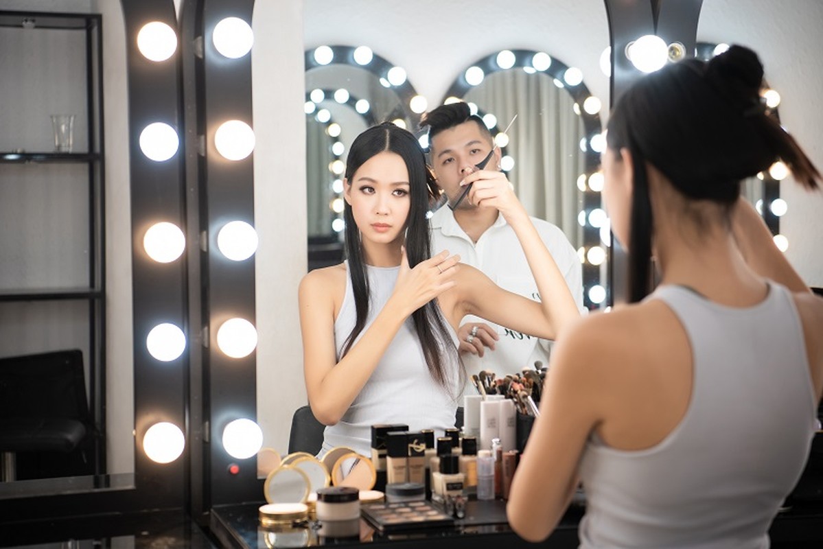 Bao Ngoc gap rut tap luyen chuan bi thi Miss Intercontinental 2022-Hinh-8