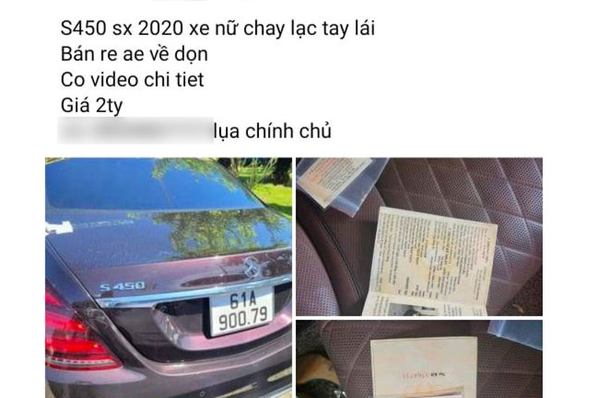 Mercedes-Benz S450 "nát mặt" của nữ đại gia Bình Dương rao bán 2 tỷ - Hình 2 Mercedes-Benz S450