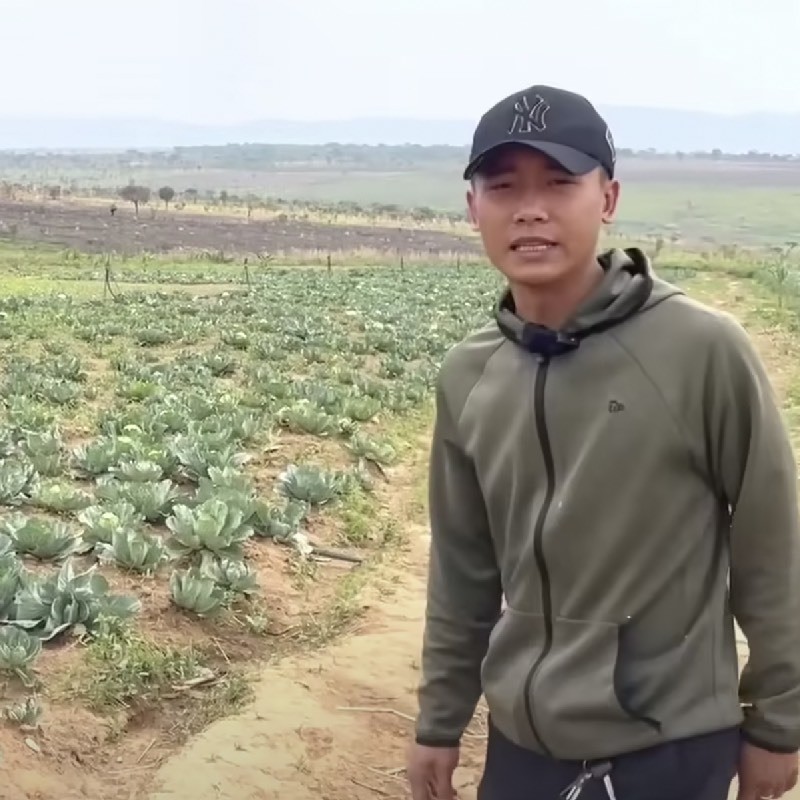 Can canh nong trai xanh muot rau cu cua Quang Linh Vlog-Hinh-10