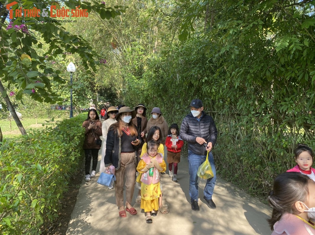 Tourists flock to visit the Bac street at the Kim Lien-Hinh-3 relic site