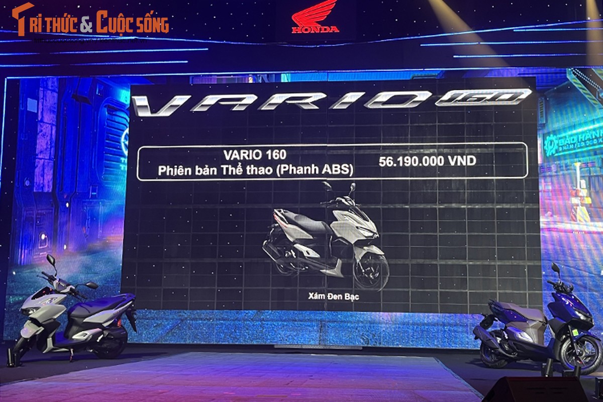 Cận cảnh Honda Vario 160 lắp ráp Việt Nam, cao nhất hơn 56 triệu đồng - Hình 11 Can canh Honda Vario 160 lap rap Viet Nam, cao nhat hon 56 trieu dong-Hinh-11