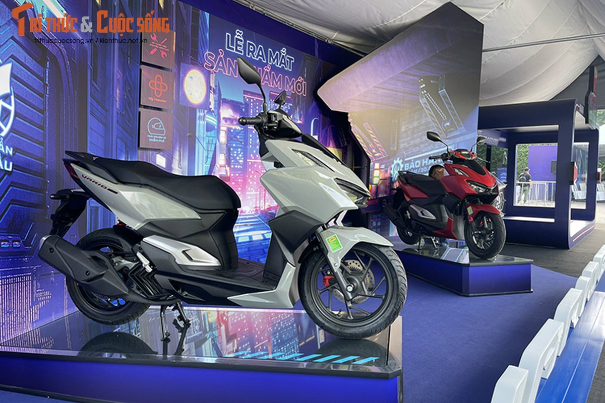 Cận cảnh Honda Vario 160 lắp ráp Việt Nam, cao nhất hơn 56 triệu đồng Can canh Honda Vario 160 lap rap Viet Nam, cao nhat hon 56 trieu dong