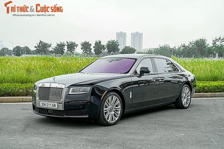 Rolls-Royce Ghost 2022 moi chay 688km, dai gia Ha Noi ban 39,9 ty